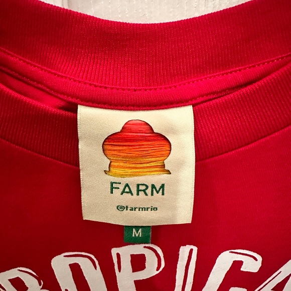 Women’s FARM Rio Red Tropical cotton graphic tee - Picture 3 of 4